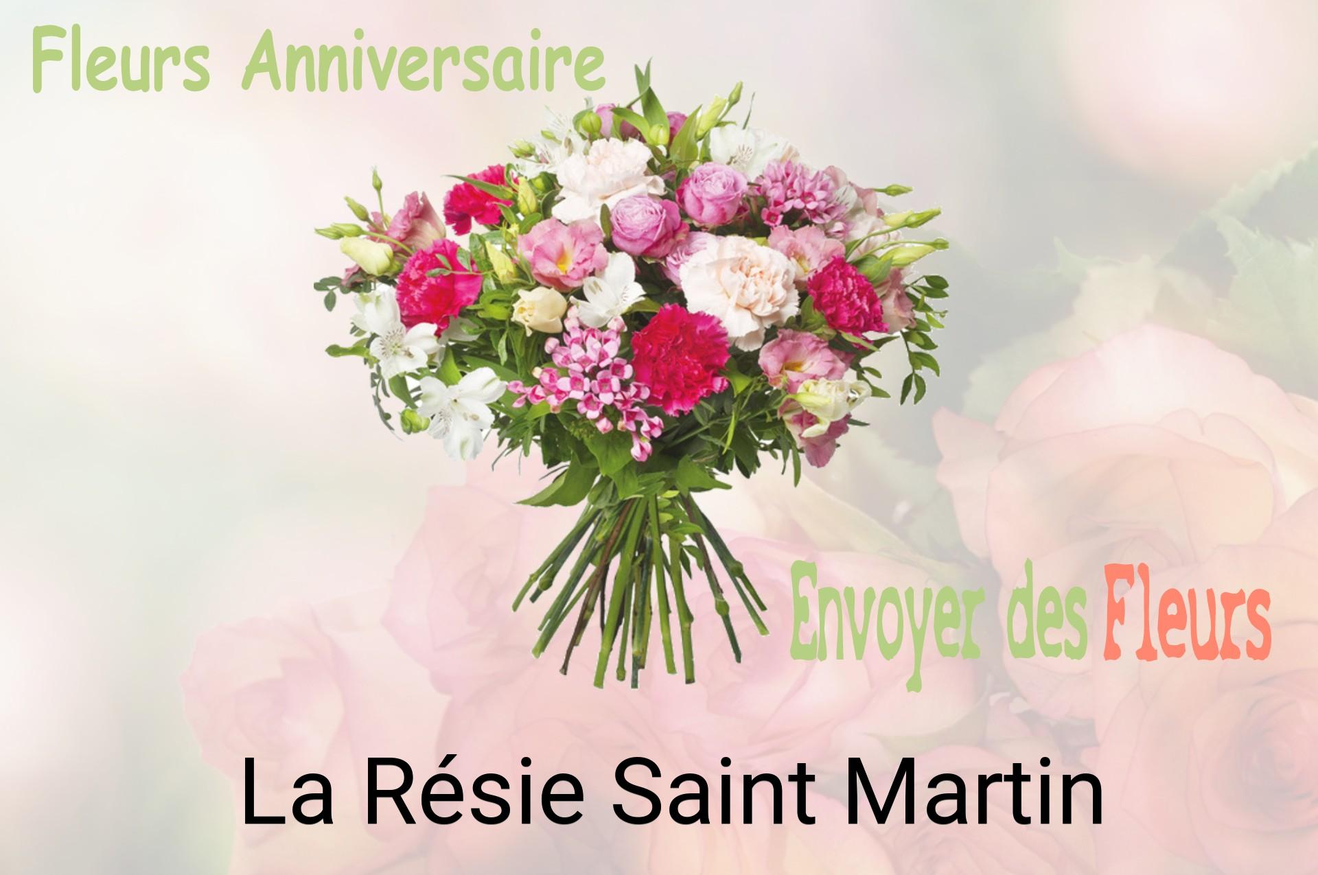 Bouquet de fleurs d’anniversaire livré à La Résie-Saint-Martin